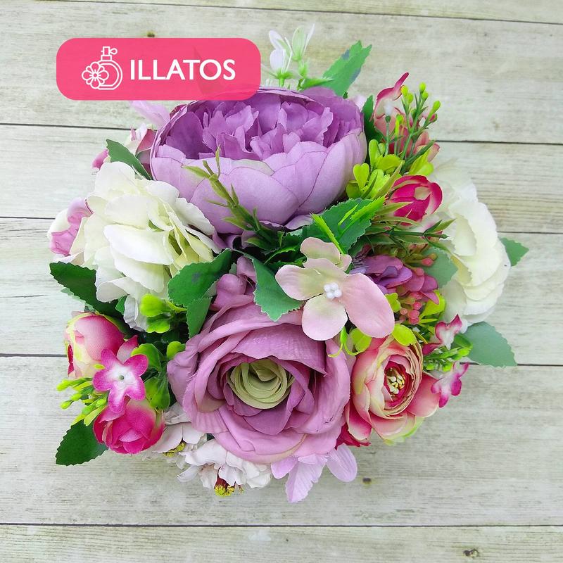Illatos virágbox lila - mini